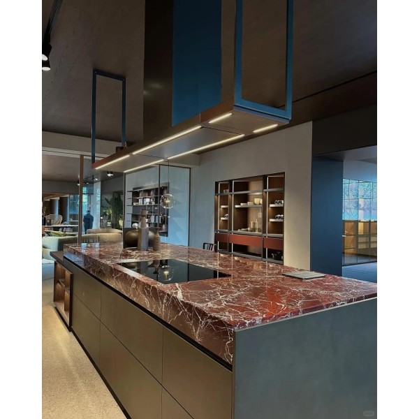 High Quality Songdesign Modern Kitchen Cabinet Islands Customizable Easy Clean