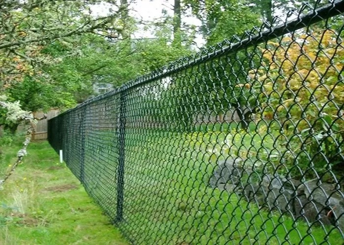 Покрытое предохранение от загородки звена цепи диаманта Pvc 5x5mm детей и упорок животных