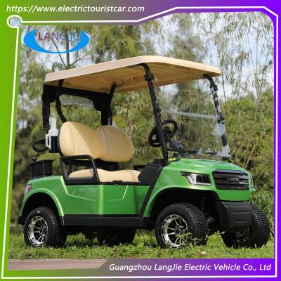 Carro de Golf Club Elétrico de 2 lugares com motor AC 48V 4KW Carro de Golf de baixa velocidade