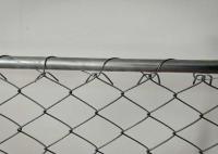 Le PVC a enduit la barrière provisoire portative de site de la barrière 12ft de maillon de chaîne de 100x100mm