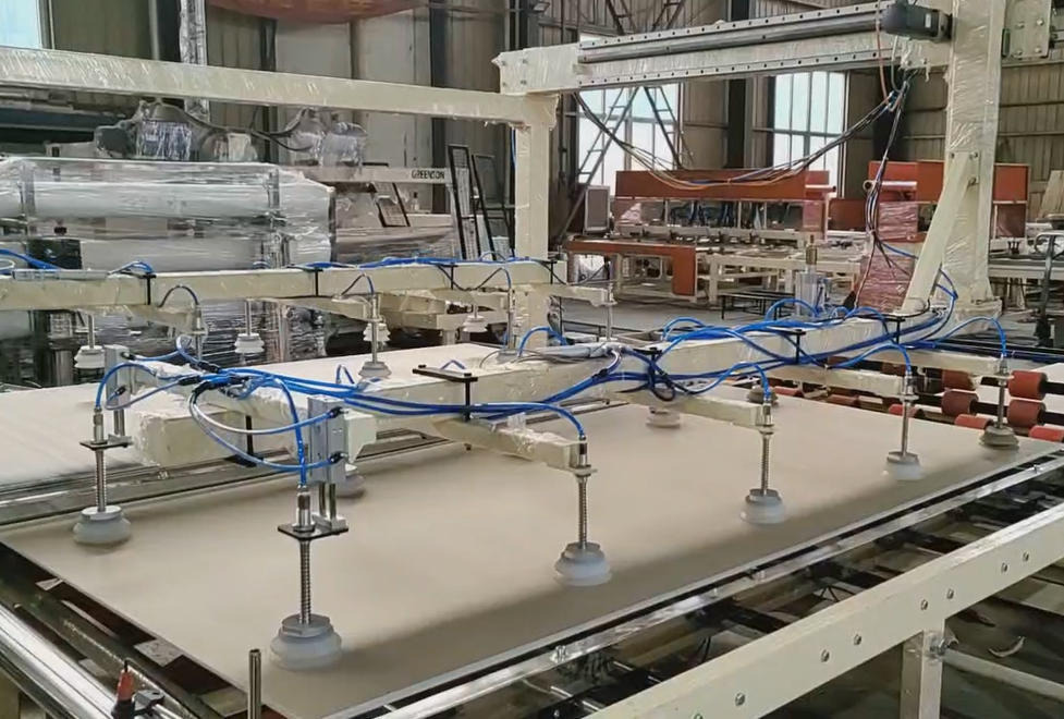 Turnkey Gypsum Ceiling Tile Manufacturing Plant 2 Million SQM Annual Output With Fully Automatic Production Line