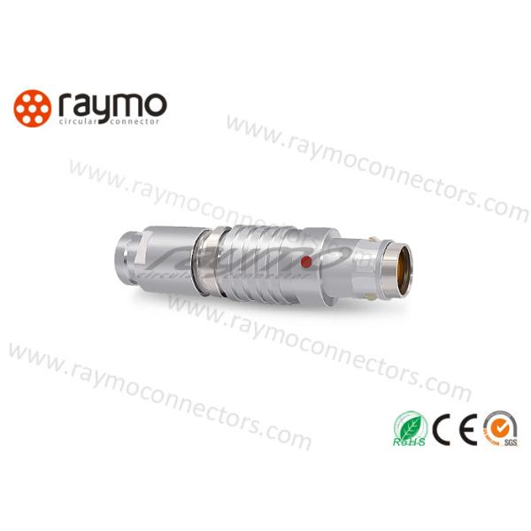 Straight Circular Waterproof Connector Highly Compatible For Camera Device