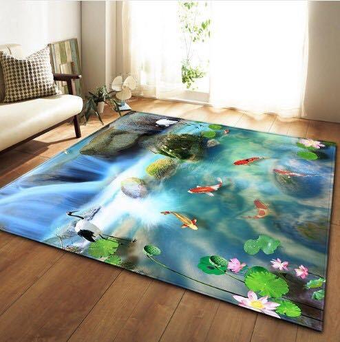 Living room carpet, bedroom floor mat, DIY pattern, flexible cross-border carpet door mat