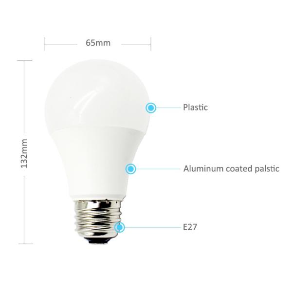 Led Intelligent Wifi Voice Activated Light Bulb Phone Controlled AC100-240V