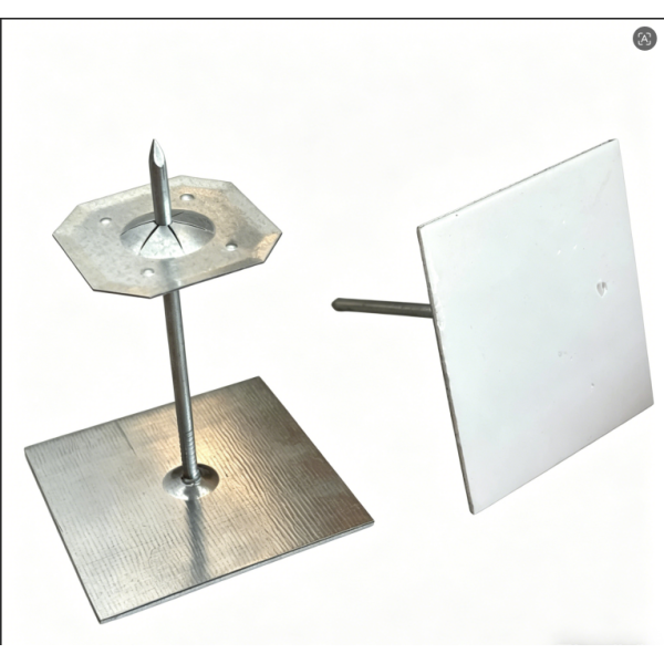 90mm Galvanized Steel Stick Pins Fixing Pre Formed Insulation Material To Metal Duct