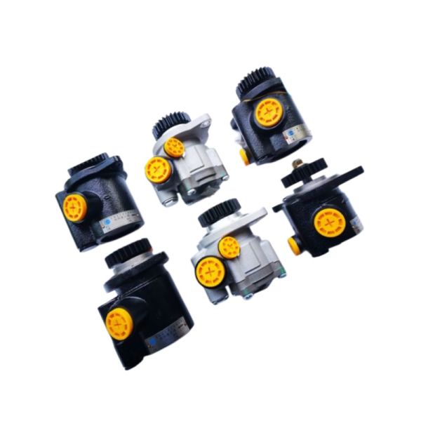 Weichai DZ9100130028 Hydraulic Steering Pump Engine Assembly for Shacman Dump Truck Spare Parts 612630030005 New Aluminum DZ9100130028