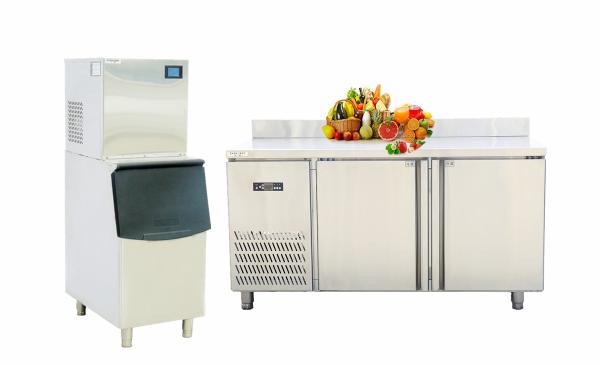 Automatic Restaurant Stainless Steel Fridge 1500 * 700 * 800MM 220V