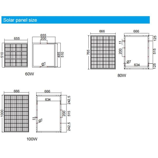 IP65 Waterproof Outdoor Solar Street Light 120W 7200lm 384WH No Wiring Required