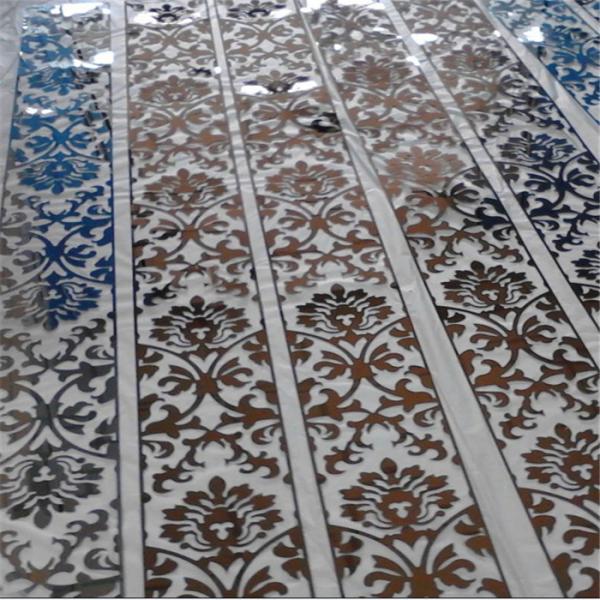 metal ceiling profile stainless steel laser cutting sheet profile for ceiling decoration