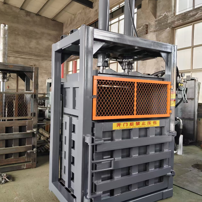 Scrap Vertical Paper Baler High Compression Density Baler Recycling Machinery 4
