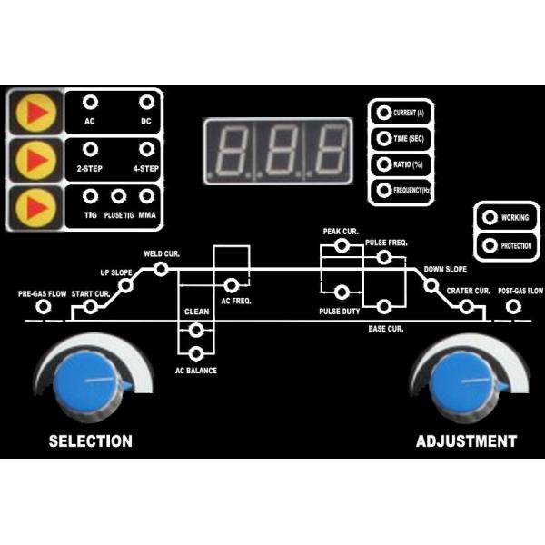 Stainless Steel TIG cool Welding Machine BT-W-500 AC/DC