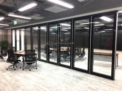 Decorative Mobile Partition Wall Acoustic Aluminum Frame Luxury