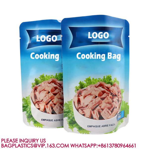 Custom Printed Retort Standing Bags Camping Cooking Set Bag Sauce Curry Food Retort Pouch