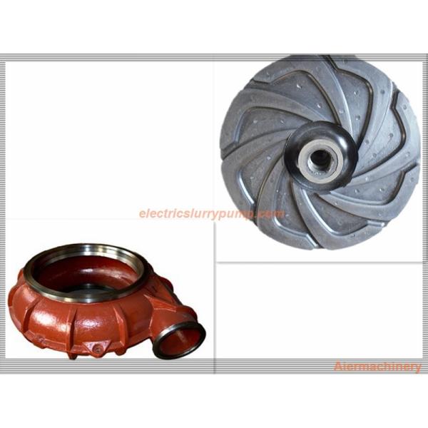 Large Capacity Slurry Pump Parts / Irrigation Pump Parts For Sand Slurry Pump