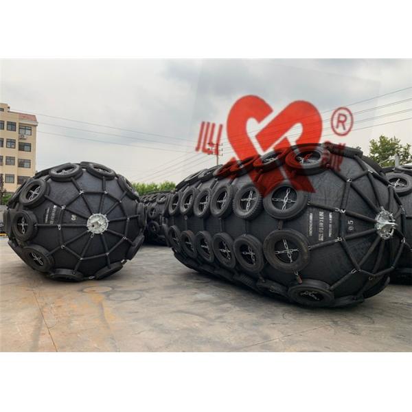 Warship Protection Pneumatic Marine Fenders Yokohama Bumper 2.5m Diameter