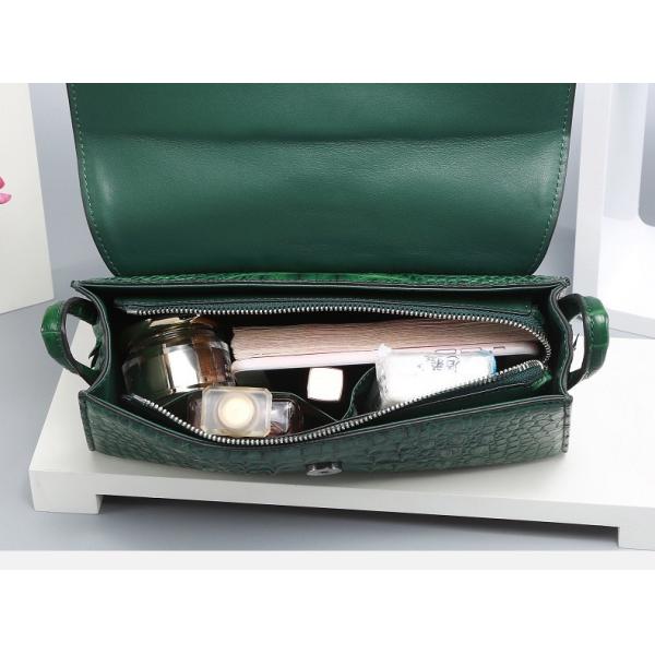 Genuine Crocodile Skin Lady Small Flap Purse Authentic Alligator Leather Women Sling Shoulder Bag Female Cross Body Bag