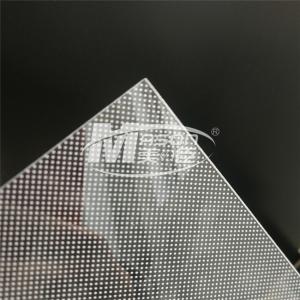 painéis claros acrílicos do diodo emissor de luz de 1mm para o painel uniforme