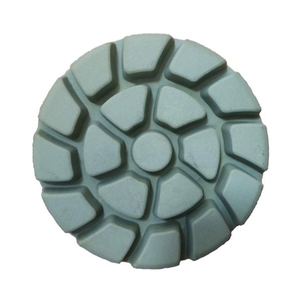 10mm Concrete Dry Grinding Resin Sheet Polishing Pad 3 inch 75mm Thickness