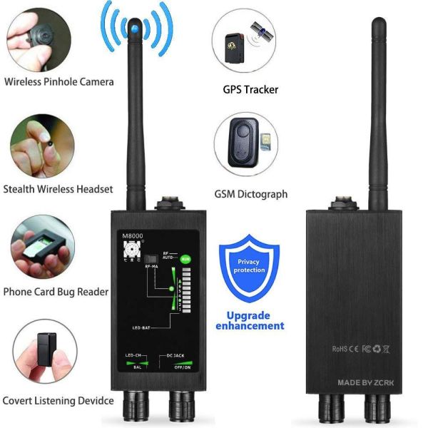 ABS Multifunction Wireless GPS GSM Radio Anti-Spy Detector RF Signal Auto Tracker Detector