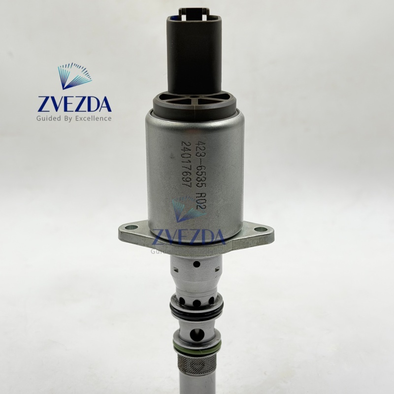 Hydraulic Proportional Solenoid Valve Replace Part Number 423-6535 R02 24017697 Fit 966H 972H 980K