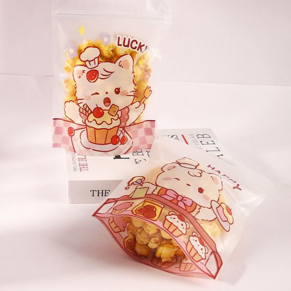 Custom Cookie Cellophane  Gift Treat Bags for Bakery Biscuit Chocolate Snacks Dessert Homemade Crafts