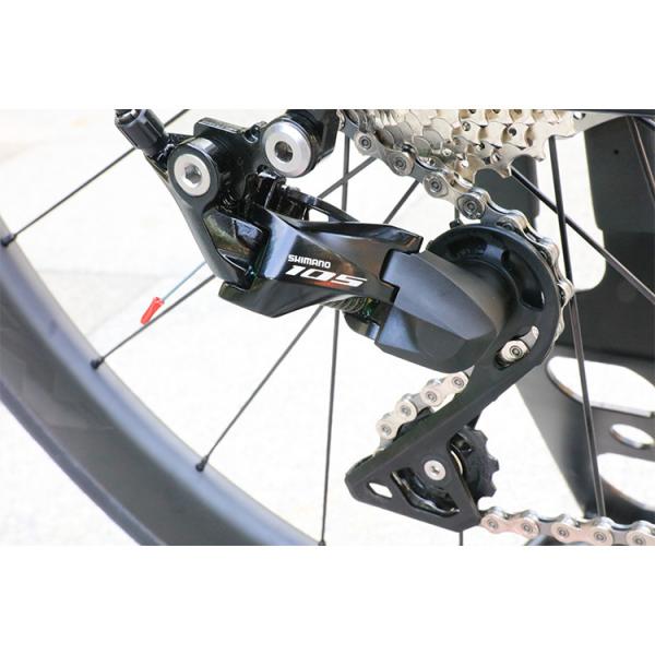 22 Speed Carbon Road Bike com pneu 700*25C e travão de disco 31.8*420 Carbon Handlebar
