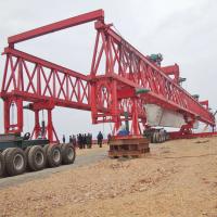 Concrete Launcher Trussed Type Crane Bridge Girder Erection Machine 500kn