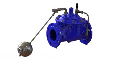 A cola Epoxy dútile de aço inoxidável do azul de ferro da válvula de controle do flutuador revestiu