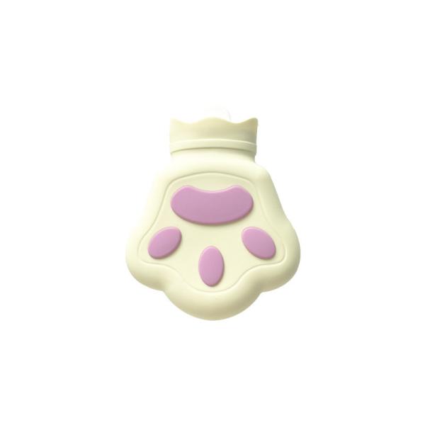 Bolsa de silicona de agua caliente con tapa extraíble para aliviar el dolor