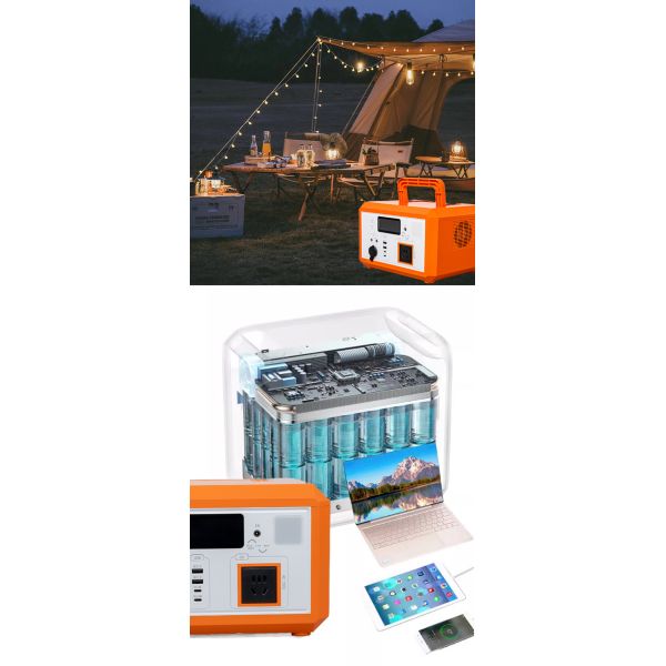 Large Capacity Portable Power Stations Wireless Fast Charging Power Station 2000W