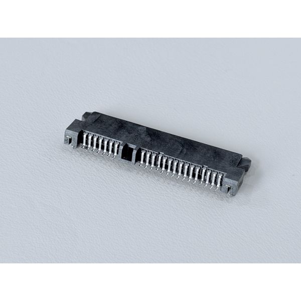 SATA 22P Female Connector | Pin SMT PCB Terminal Connector | G/F Gold-Plated Electrical Signal Connector for Server, Automotive, Wire Cable & Power Transmission