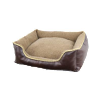 A cama grossa do antro do animal de estimação/camas originais do cão engrossou o material escovado da tela