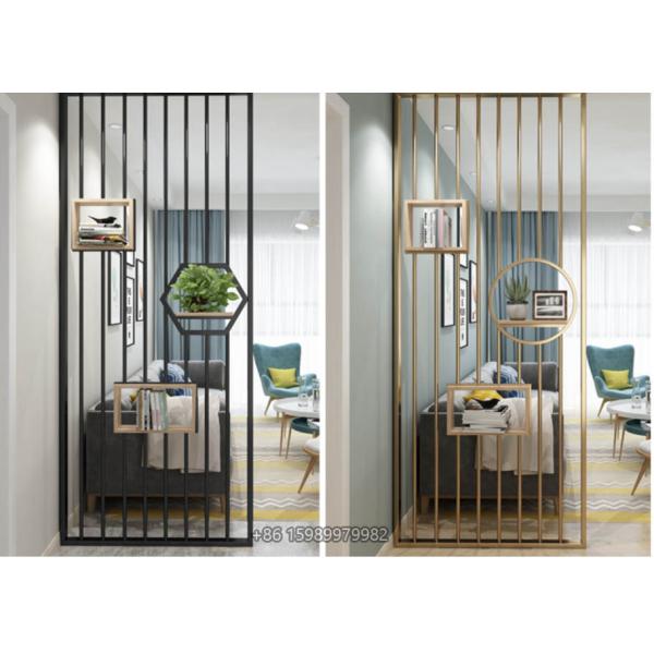 4ft Stainless Steel Room Divider , Corrosionproof Laser Cut Corten Steel Panels