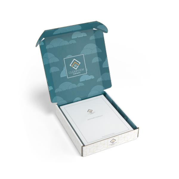 Packaging Shipping Paper Mailing Gift Box Black Corrugated Cardboard