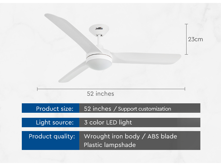 ceiling fan 3 потолочный вентилятор реверзибельного дистанционного управления скорости лезвий 3 современный для спальни