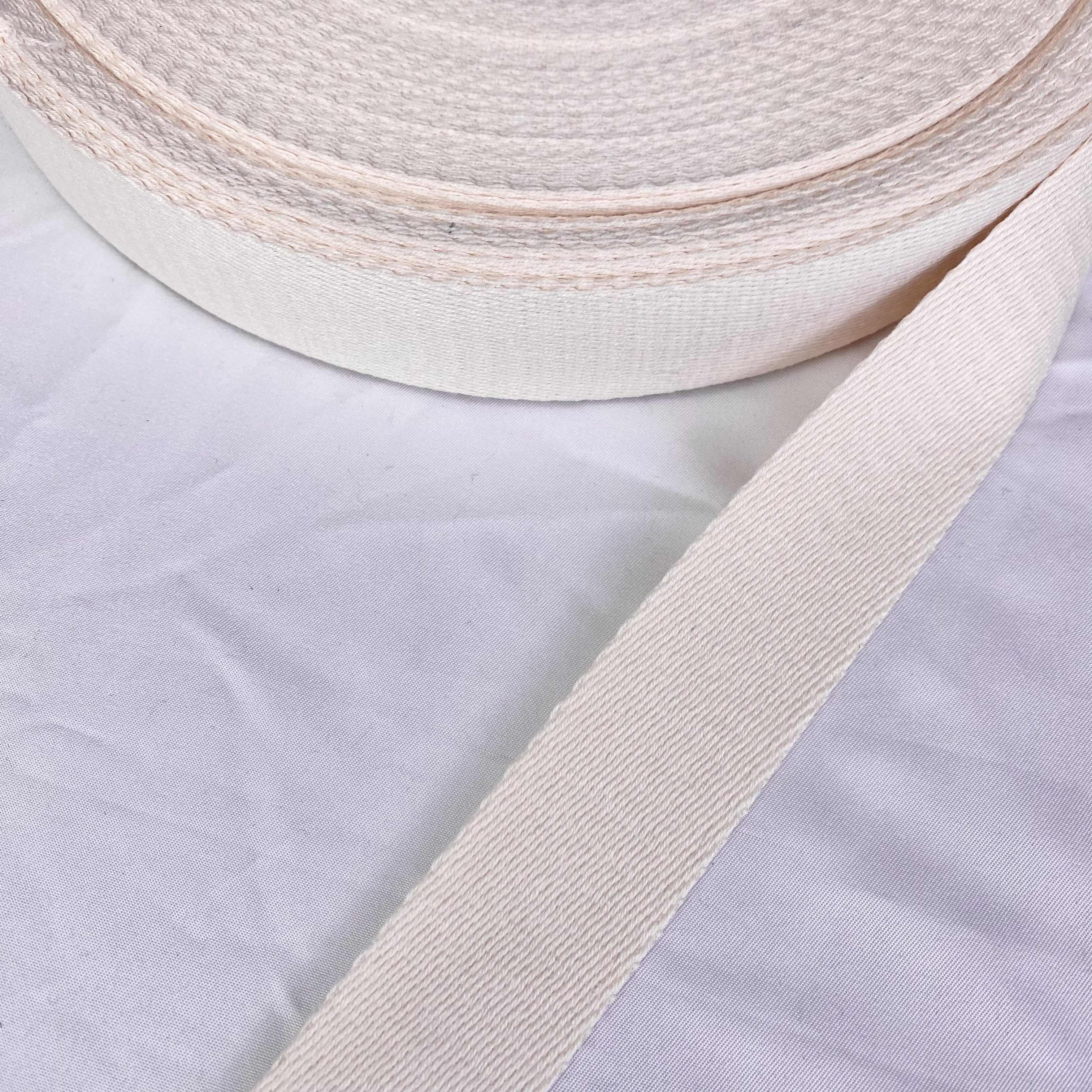 Thickened polyester-cotton webbing Various colors Backpack strap Belt Handbag strap