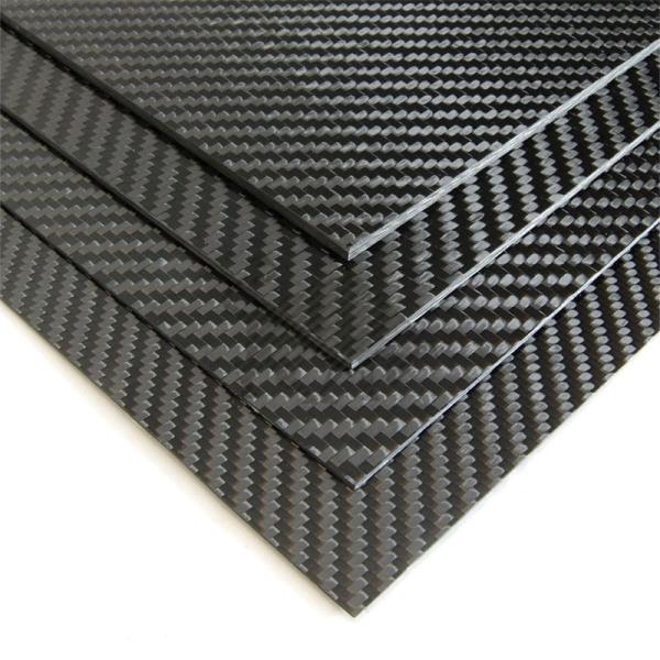 3K Plain / Twill Weave Carbon Fiber Sheet Glossy / Matt Carbon Fiber Plate
