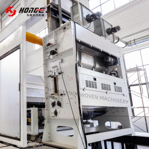 240 Nonwoven Vibrating Hopper Feeder Pneumatic Card Feeding Machine For Fabric