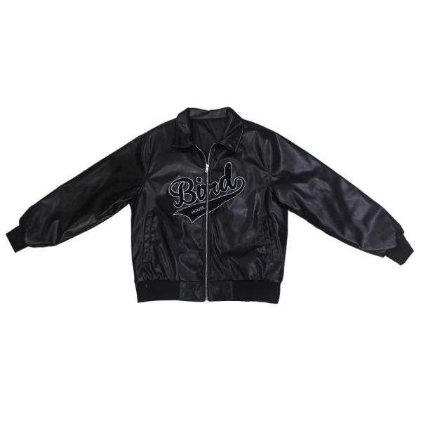 Varsity Jacket for Men Stand Vintage Woven Winter Clothes Custom Embroidery Embroidered Logo Leather Baseball Bomber Leather