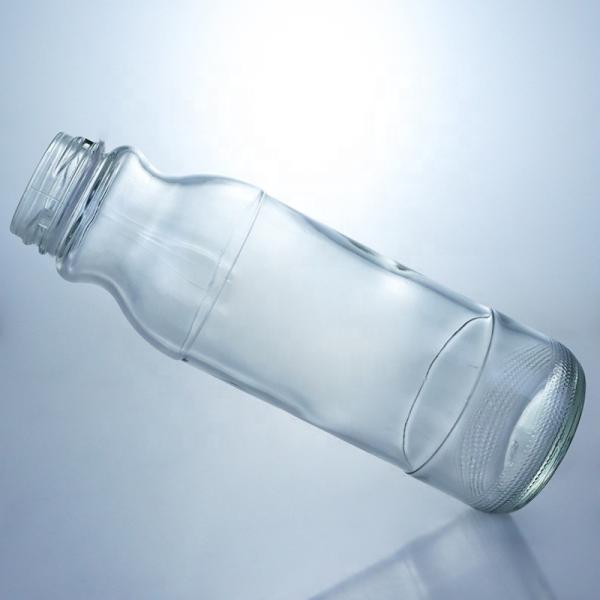 Garrafa de vidro para salada com tampa metálica e design transparente 100ML200ml 250ml 500ml 1 Lift