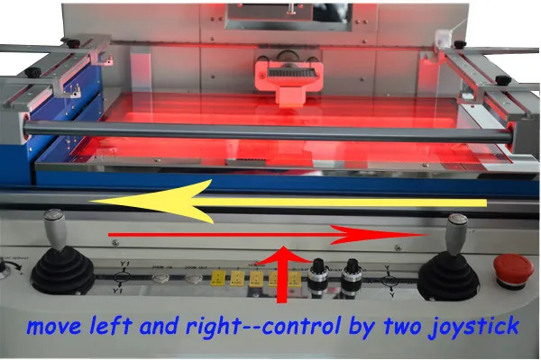 Station de réparation BGA de capacité nominale de 4200 W avec 100% de cycle de service et 97*70*83CM Spécification pour la réparation automatique de BGA