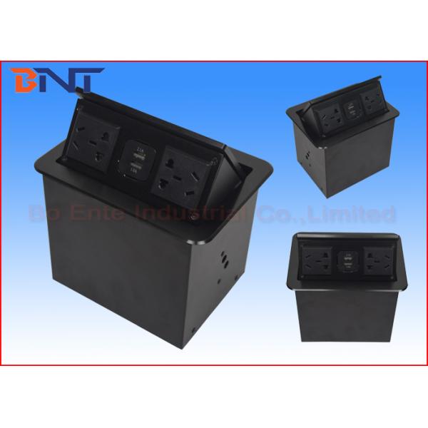 2.1 Amp USB Charger Desktop Power Sockets Boxes , Pop Up Universal Power Plug