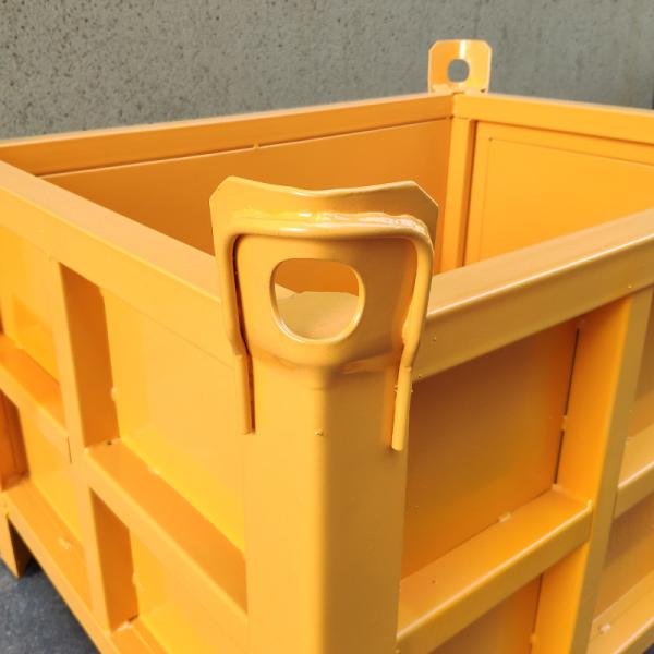 CE Powder Coated 4 Layer Stacking Metal Pallet Cages