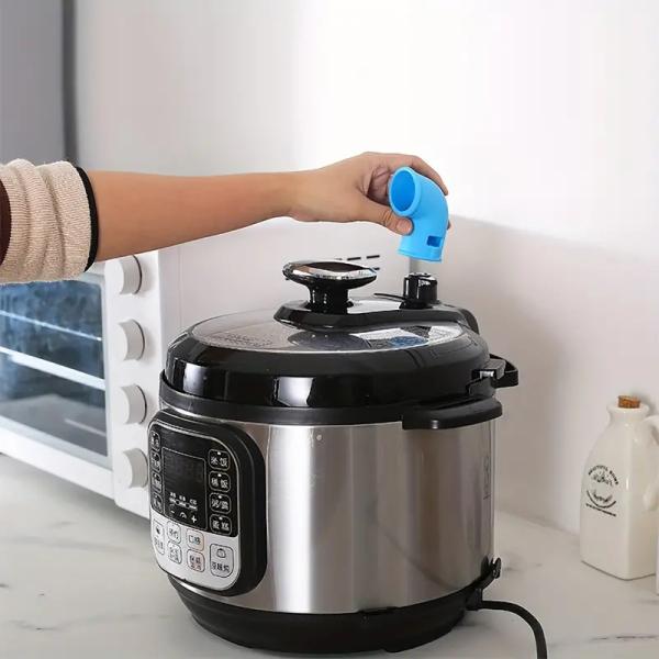 360 Rotating Silicone Rubber Cookware Steam Diverter For Pressure Cooker