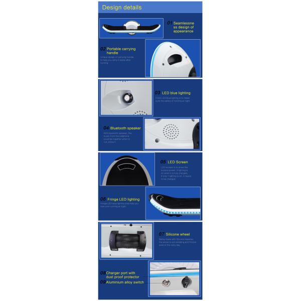 Smart Onewheel The Self - Balancing Electric Skateboard With Bluetooth Speaker