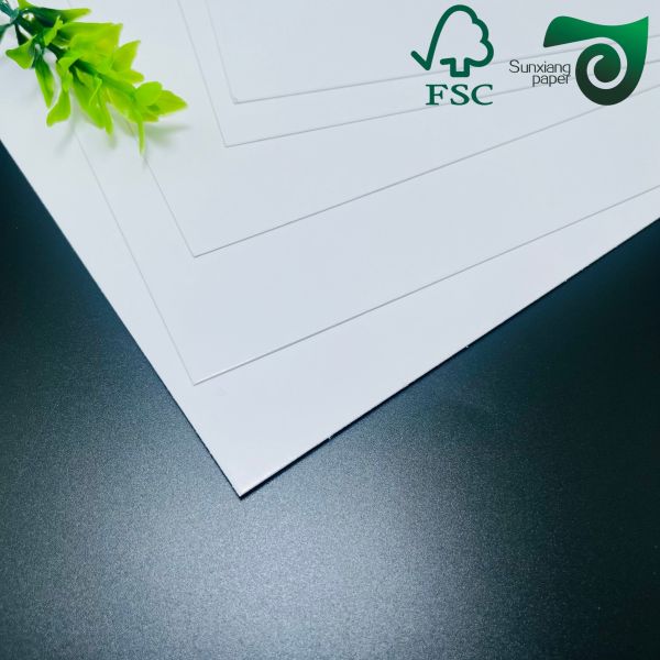 FSC Glossy Couche Paper Coated Offset Paper 90gsm 100GSM 64cm 90CM