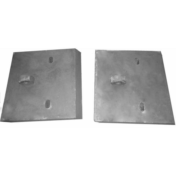 Cr18 White Iron Chute Liners Wear-resistant , Steel Mill Liners