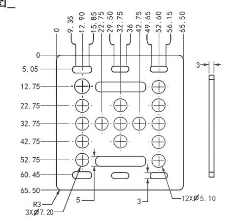 Openbuilds V Slot Gantry Plate 3D Printer Bearings Aluminum Alloy
