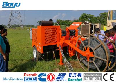 Cabo hidráulico de TY90 Cummins Engine Max Pull 100kN que puxa a máquina