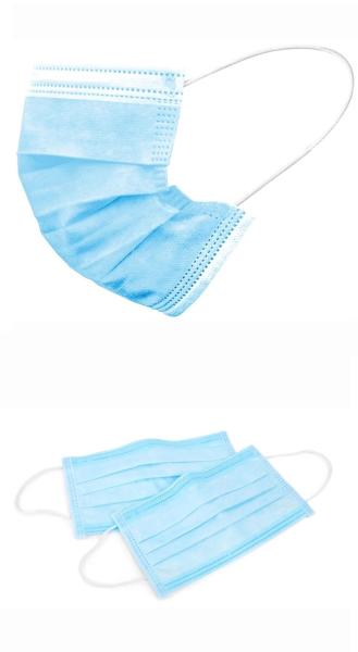 Anti Bacterial Disposable Medical Mask 3 Ply Type Anti Allergic Materials 17.5*9.5cm